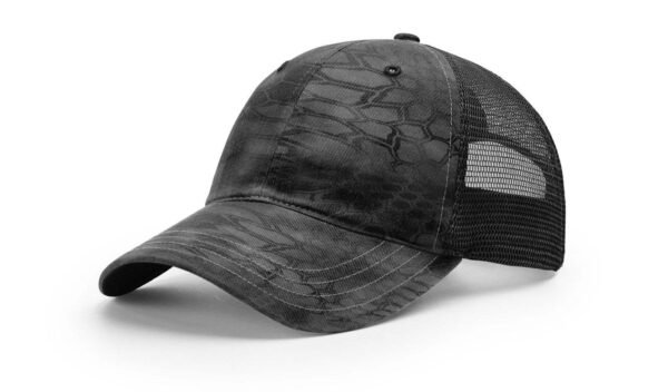 CROWN-CORNERH 111P Snapback Hat Garment Washed Printed Trucker Cap - Image 6