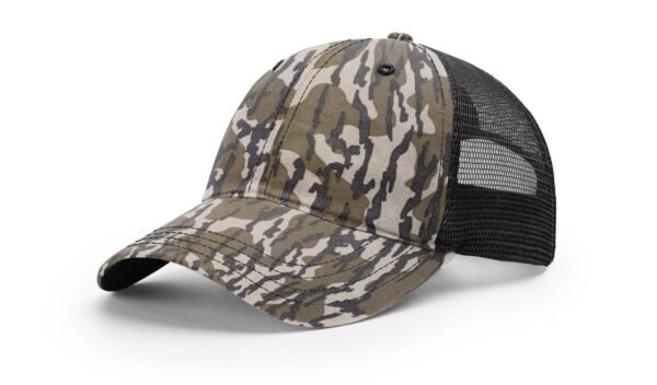 CROWN-CORNERH 111P Snapback Hat Garment Washed Printed Trucker Cap - Image 32