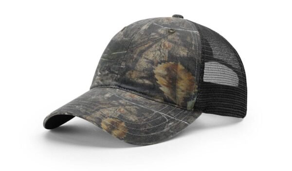 CROWN-CORNERH 111P Snapback Hat Garment Washed Printed Trucker Cap - Image 13