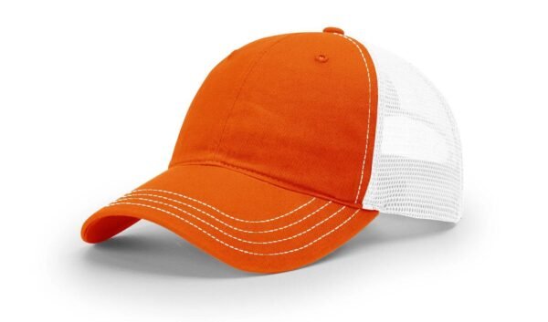 CROWN-CORNERH 111 Garment Washed Snapback Trucker Hat Relaxed Unstructured Cap - Image 32
