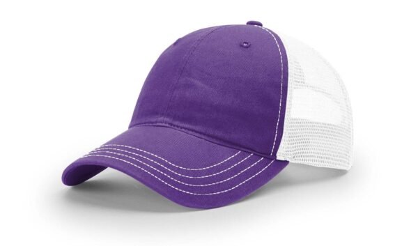 CROWN-CORNERH 111 Garment Washed Snapback Trucker Hat Relaxed Unstructured Cap - Image 34