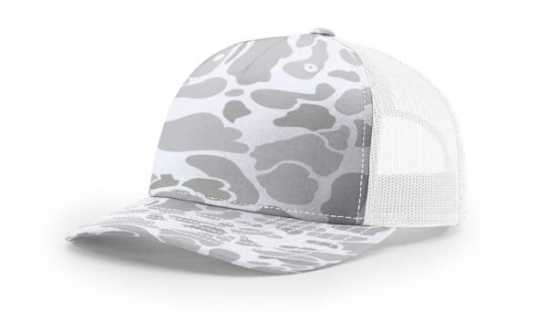CROWN-CORNERH 112PFP Duck Camo Bottomland Camo Hat Five Panel Hat Trucker Cap - Image 22