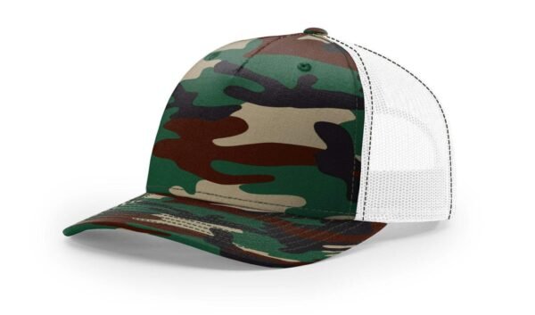 CROWN-CORNERH 112PFP Duck Camo Bottomland Camo Hat Five Panel Hat Trucker Cap - Image 29