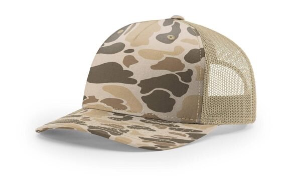 CROWN-CORNERH 112PFP Duck Camo Bottomland Camo Hat Five Panel Hat Trucker Cap - Image 23