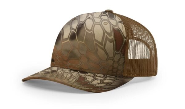 CROWN-CORNERH 112PFP Duck Camo Bottomland Camo Hat Five Panel Hat Trucker Cap - Image 26