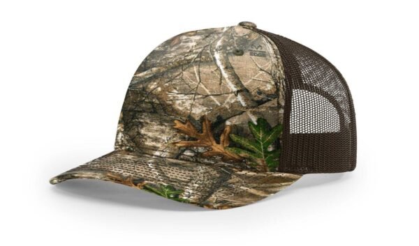 CROWN-CORNERH 112PFP Duck Camo Bottomland Camo Hat Five Panel Hat Trucker Cap - Image 30