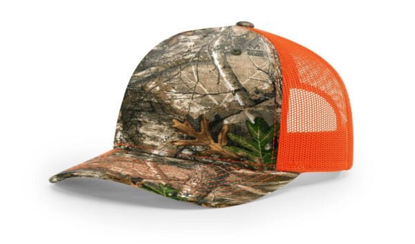 CROWN-CORNERH 112PFP Duck Camo Bottomland Camo Hat Five Panel Hat Trucker Cap - Image 12