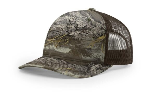 CROWN-CORNERH 112PFP Duck Camo Bottomland Camo Hat Five Panel Hat Trucker Cap - Image 17