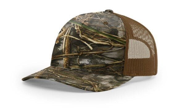 CROWN-CORNERH 112PFP Duck Camo Bottomland Camo Hat Five Panel Hat Trucker Cap - Image 31