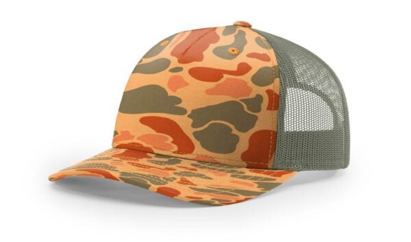 CROWN-CORNERH 112PFP Duck Camo Bottomland Camo Hat Five Panel Hat Trucker Cap - Image 4