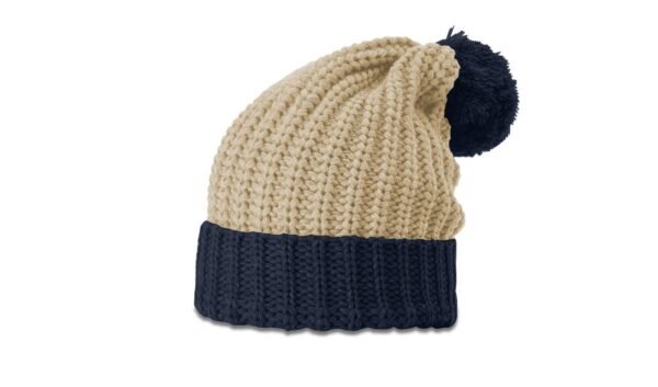CROWN-CORNERH 143 Chunk Cable Beanie w/Cuff & Pom | Cozy Cable Knit Beanie - Min. 12 Beanies Per Order, Mix & Match - Image 19
