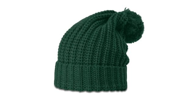 CROWN-CORNERH 143 Chunk Cable Beanie w/Cuff & Pom | Cozy Cable Knit Beanie - Min. 12 Beanies Per Order, Mix & Match - Image 12