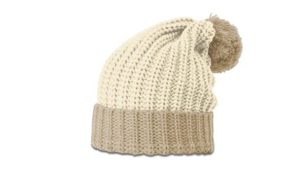 CROWN-CORNERH 143 Chunk Cable Beanie w/Cuff & Pom | Cozy Cable Knit Beanie - Min. 12 Beanies Per Order, Mix & Match - Image 9