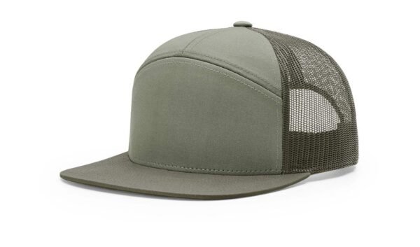 CROWN-CORNERH 168 Hat 7-Panel Trucker Cap Hi-Pro Adjustable Snapback - OSFM - Image 17