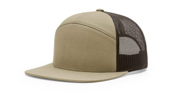 CROWN-CORNERH 168 Hat 7-Panel Trucker Cap Hi-Pro Adjustable Snapback - OSFM - Image 14