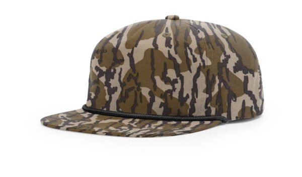 CROWN-CORNERH 256P Camo Umpqua Rope Snapback Five-Panel Baseball Cap - Comfortable Camo Trucker Cap with Flat Bill and Mesh Flip-Up Stay - Image 8