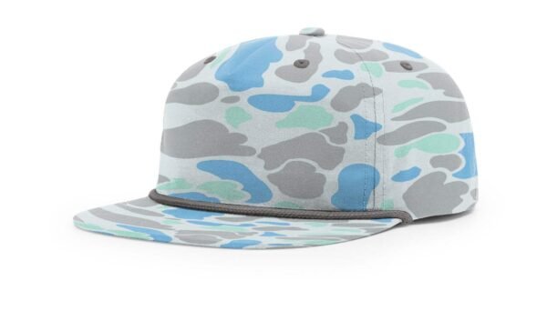 CROWN-CORNERH 256P Camo Umpqua Rope Snapback Five-Panel Baseball Cap - Comfortable Camo Trucker Cap with Flat Bill and Mesh Flip-Up Stay - Image 11