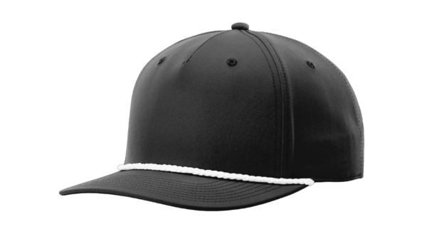 CROWN-CORNERH 258 Snapback Rope Hat Five Panel Classic Rope Cap Performance Polyester - Image 3