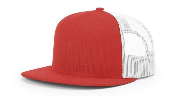 CROWN-CORNERH 511 Flatbill Hat Wool Blend Hi-Pro Trucker Adjustable Snapback - OSFM - Image 4