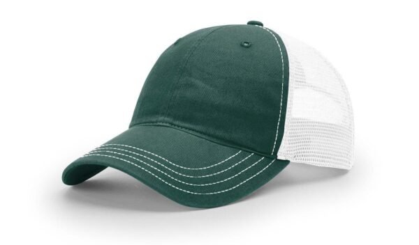 CROWN-CORNERH 111 Garment Washed Snapback Trucker Hat Relaxed Unstructured Cap - Image 10