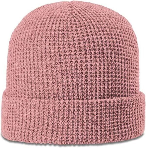 CROWN-CORNERH 146 Waffle Knit Beanie Blank Beanie Stocking Hat - Image 4