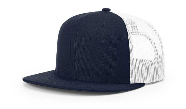 CROWN-CORNERH 511 Flatbill Hat Wool Blend Hi-Pro Trucker Adjustable Snapback - OSFM - Image 7