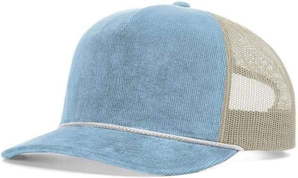 CROWN-CORNERH 930 Troutdale Corduroy Trucker Cap Adjustable Snapback - Image 4
