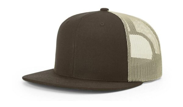 CROWN-CORNERH 511 Flatbill Hat Wool Blend Hi-Pro Trucker Adjustable Snapback - OSFM - Image 17