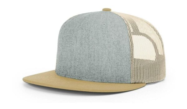 CROWN-CORNERH 511 Flatbill Hat Wool Blend Hi-Pro Trucker Adjustable Snapback - OSFM - Image 12