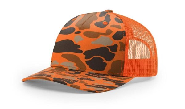 CROWN-CORNERH 112PFP Duck Camo Bottomland Camo Hat Five Panel Hat Trucker Cap - Image 2