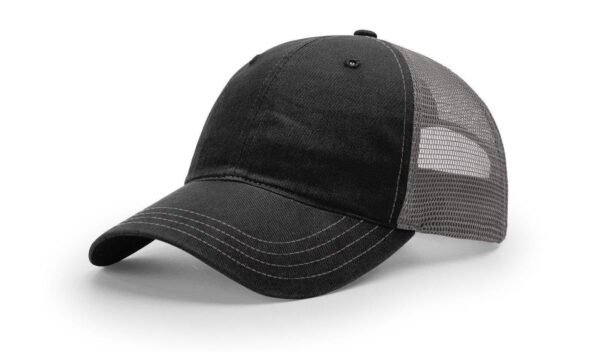 CROWN-CORNERH 111 Garment Washed Snapback Trucker Hat Relaxed Unstructured Cap - Image 2