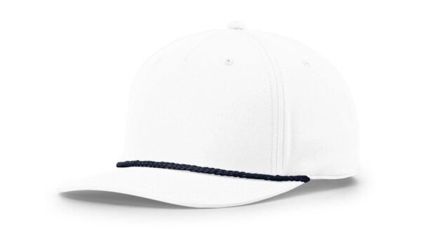 CROWN-CORNERH 258 Snapback Rope Hat Five Panel Classic Rope Cap Performance Polyester - Image 2