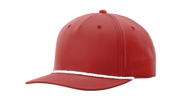 CROWN-CORNERH 258 Snapback Rope Hat Five Panel Classic Rope Cap Performance Polyester - Image 5