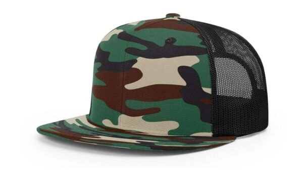 CROWN-CORNERH 511 Flatbill Hat Wool Blend Hi-Pro Trucker Adjustable Snapback - OSFM - Image 14