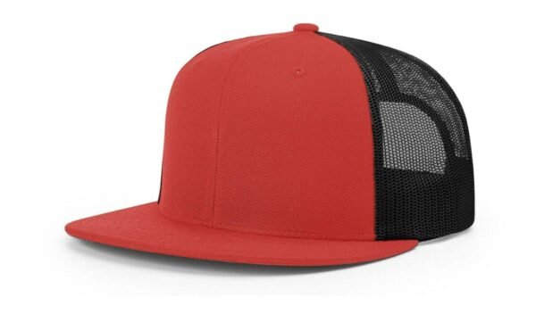 CROWN-CORNERH 511 Flatbill Hat Wool Blend Hi-Pro Trucker Adjustable Snapback - OSFM - Image 5
