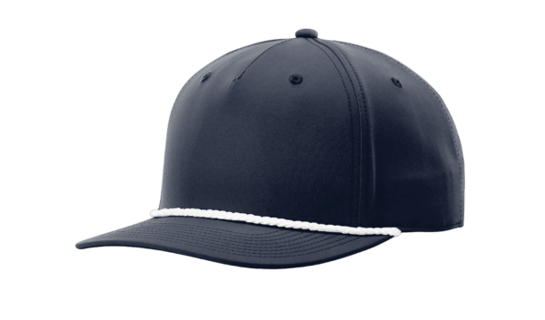 CROWN-CORNERH 258 Snapback Rope Hat Five Panel Classic Rope Cap Performance Polyester - Image 4