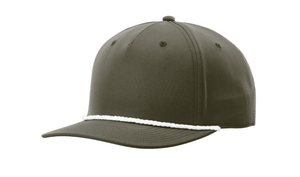 CROWN-CORNERH 258 Snapback Rope Hat Five Panel Classic Rope Cap Performance Polyester - Image 10