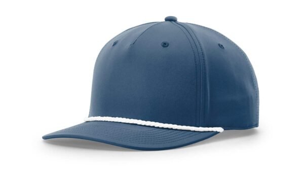 CROWN-CORNERH 258 Snapback Rope Hat Five Panel Classic Rope Cap Performance Polyester - Image 9