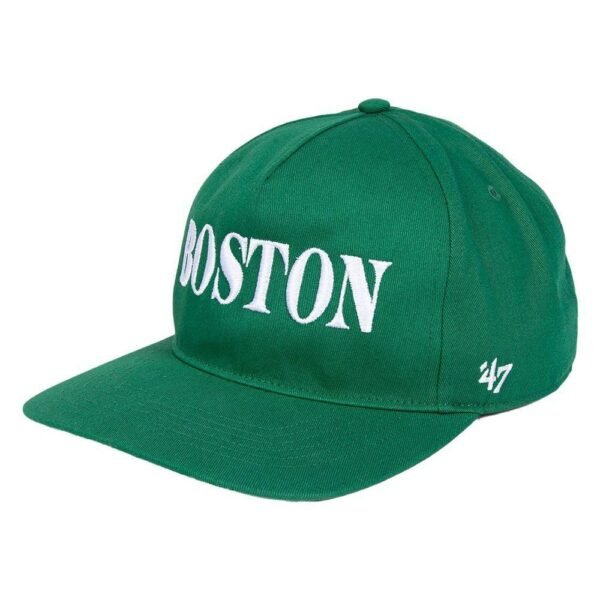 Boston '47 HITCH Snapback Hat (Green) - Image 5